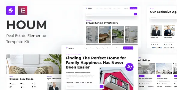 Houm - Real Estate Elementor Template Kit